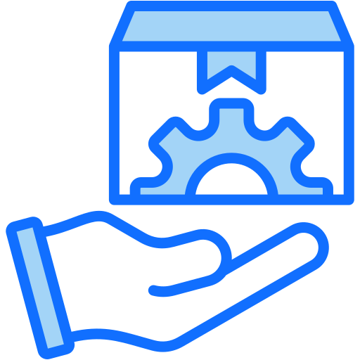 gestión de productos icono gratis