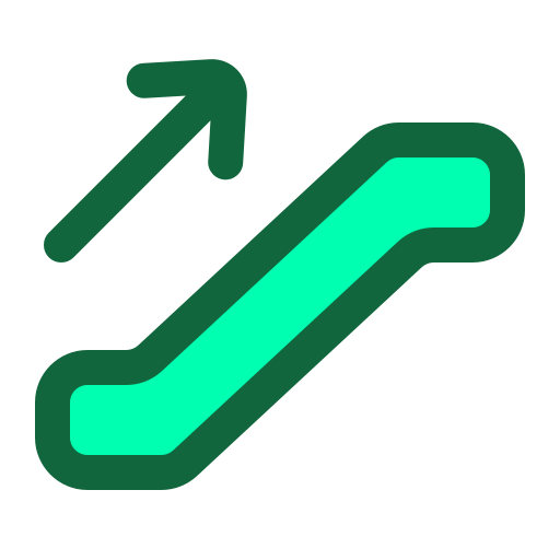 Escalator free icon Escalator free icon