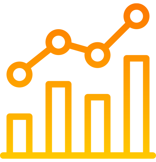 gráfico de barras icono gratis