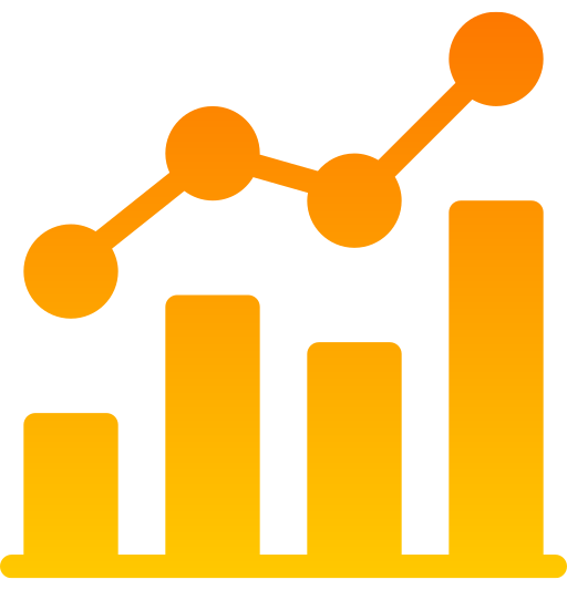 gráfico de barras icono gratis