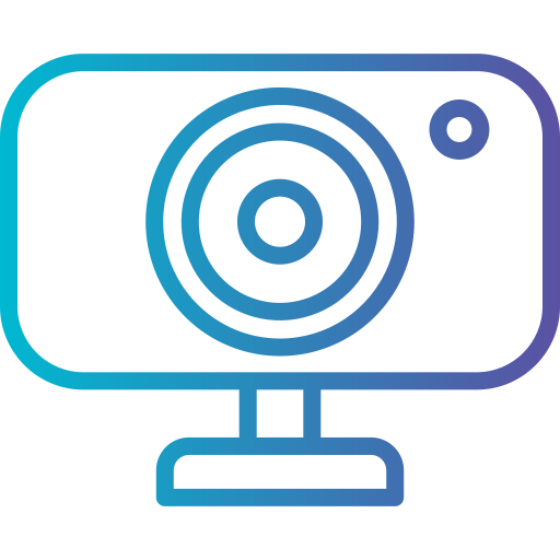 cámara web icono gratis