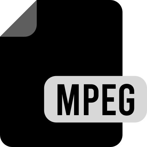 mpeg icono gratis