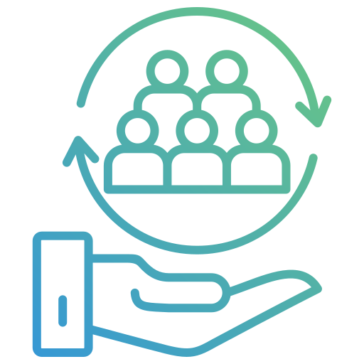 servicios sociales icono gratis