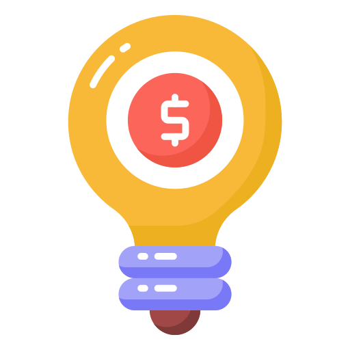 idea financiera icono gratis