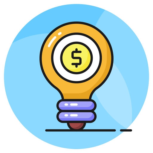 idea financiera icono gratis