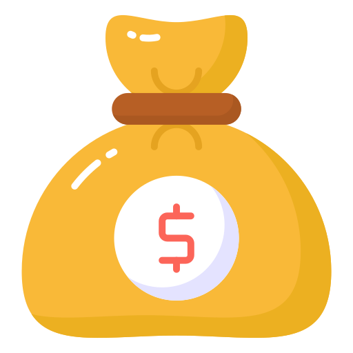 Money bag free icon