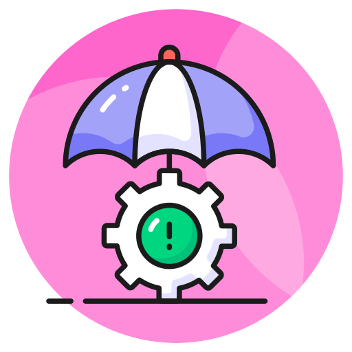 Risk management free icon