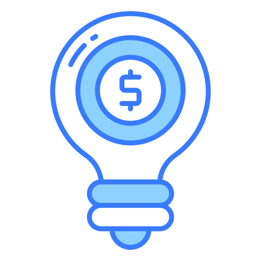 idea financiera icono gratis