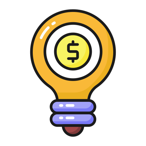 idea financiera icono gratis