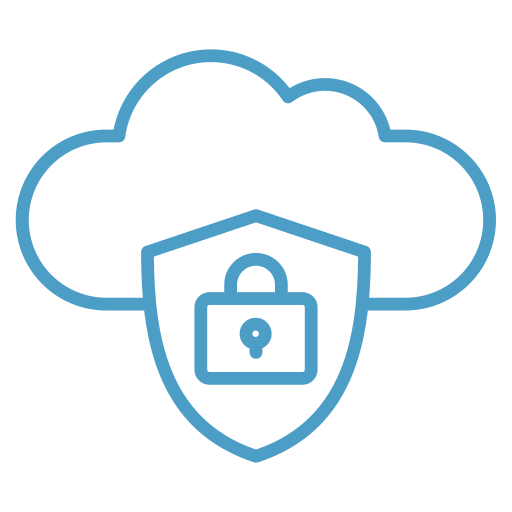 seguridad de datos icono gratis