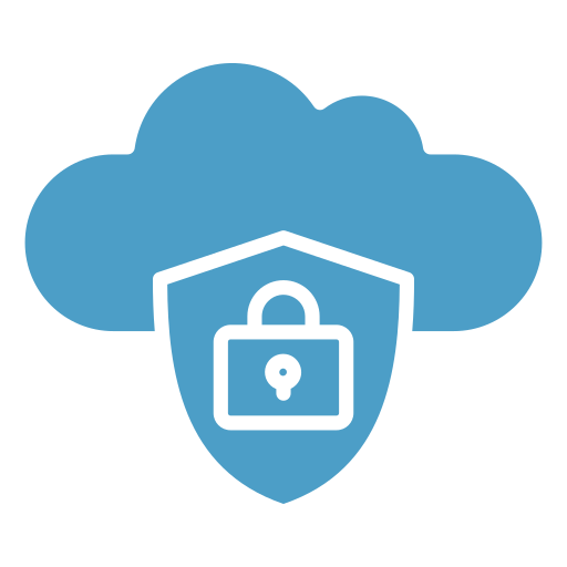 seguridad de datos icono gratis