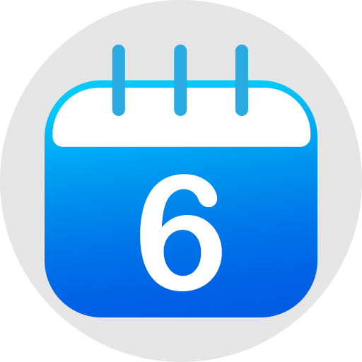 six Icône gratuit six Icône gratuit