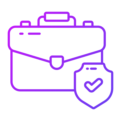 seguro de negocio icono gratis