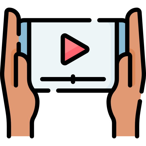 reproductor de video icono gratis