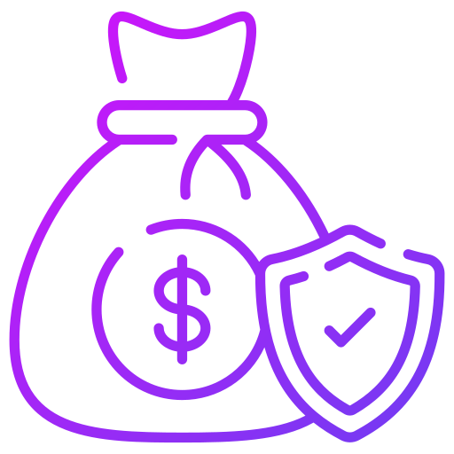 protección financiera icono gratis