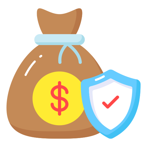 protection financière Icône gratuit