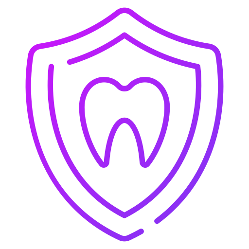 seguro dental icono gratis