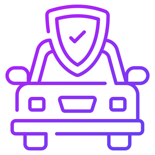 seguro de auto icono gratis