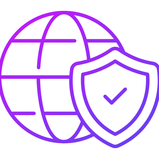 seguridad mundial icono gratis