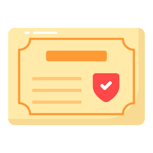 Сертификат бесплатно иконка Сертификат бесплатно иконка