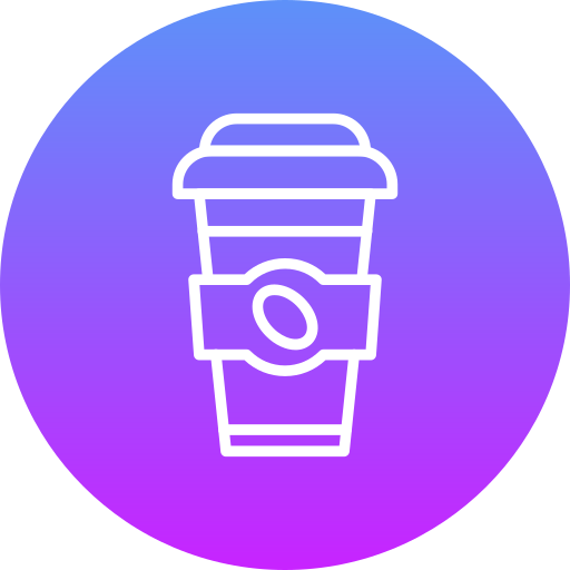 café para llevar icono gratis