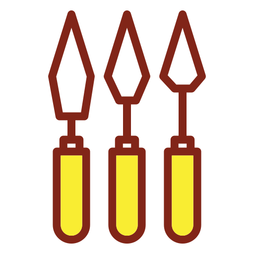 cuchillo de paleta icono gratis