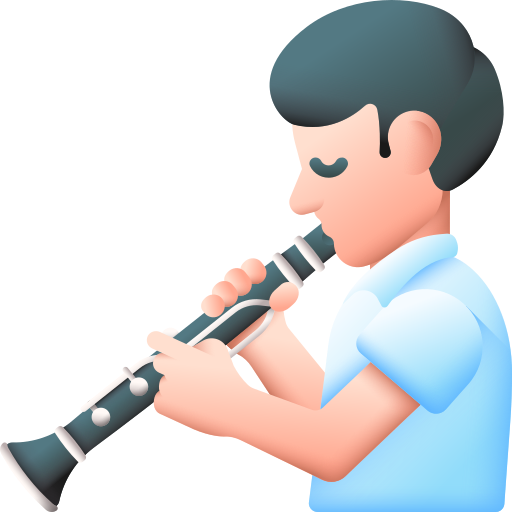 clarinetista icono gratis