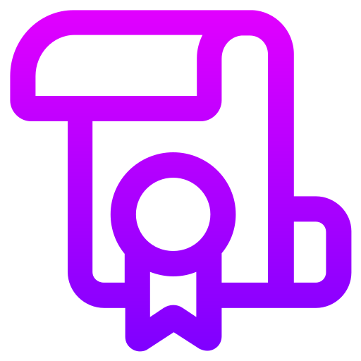 certificado icono gratis