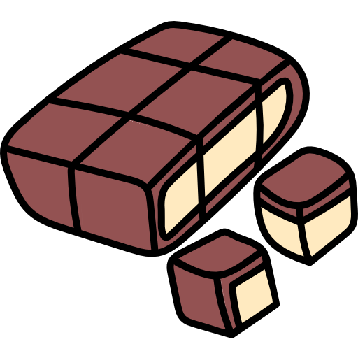 barra de chocolate icono gratis