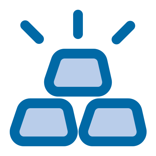 barra de oro icono gratis