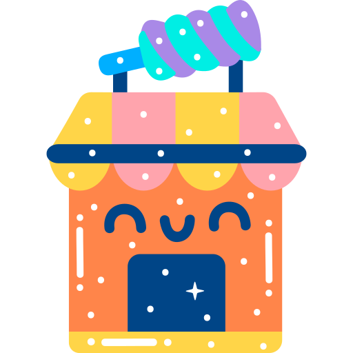 Candy shop free sticker