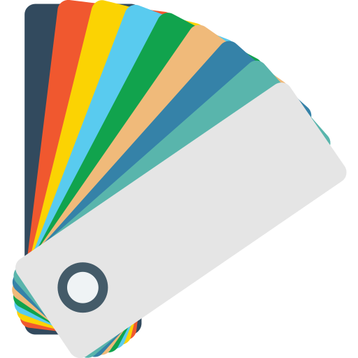 paleta de colores icono gratis