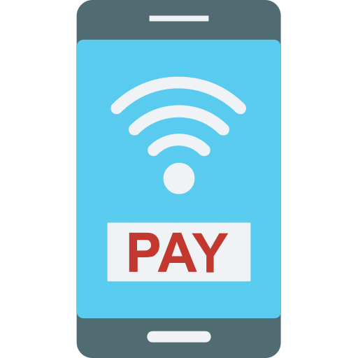 pago en línea icono gratis