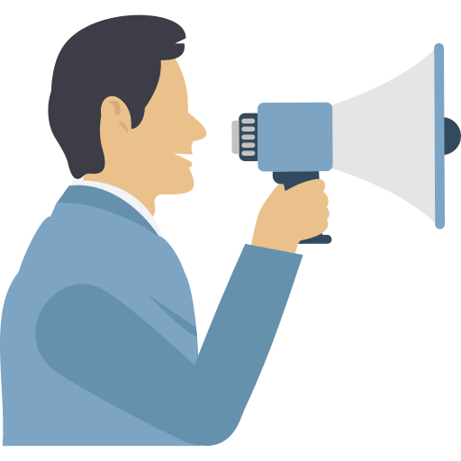 Megaphone free icon Megaphone free icon