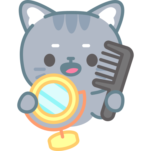 Combing free sticker