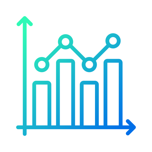 gráfico combinado icono gratis