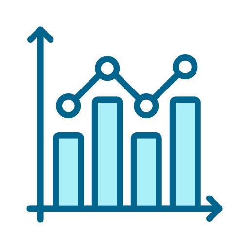 gráfico combinado icono gratis