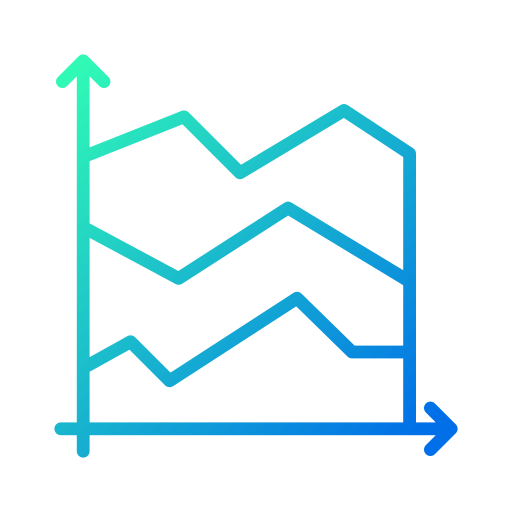 gráfico de área icono gratis