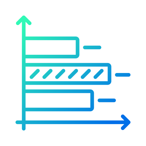 gráfico de barras icono gratis