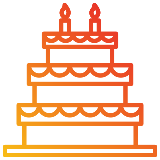 pastel de cumpleaños icono gratis