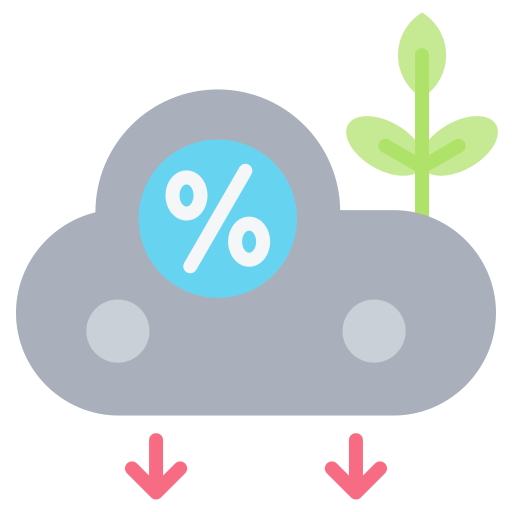 nube de co2 icono gratis