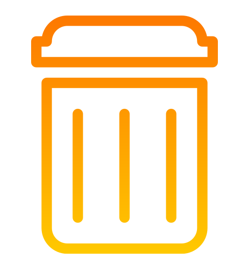 Trash free icon Trash free icon