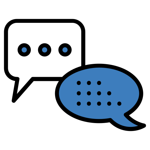 bulle de discussion Icône gratuit bulle de discussion Icône gratuit