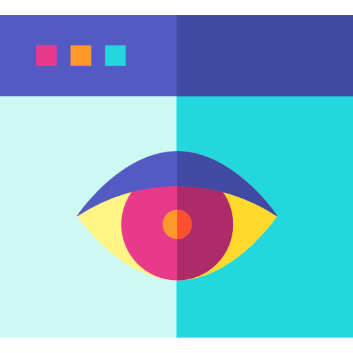 visión icono gratis
