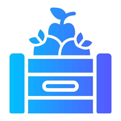 caixa de frutas grátis ícone