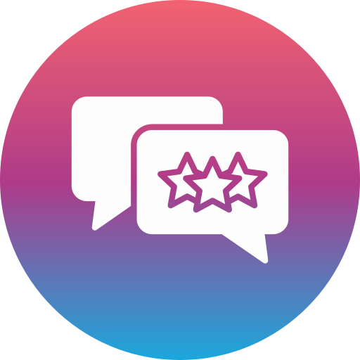 reseñas icono gratis