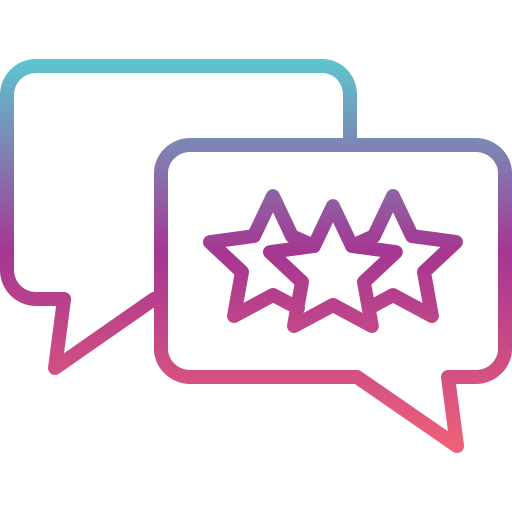 reseñas icono gratis