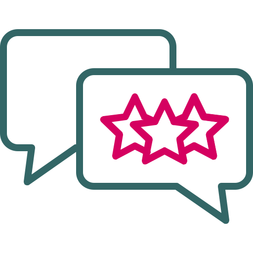 reseñas icono gratis