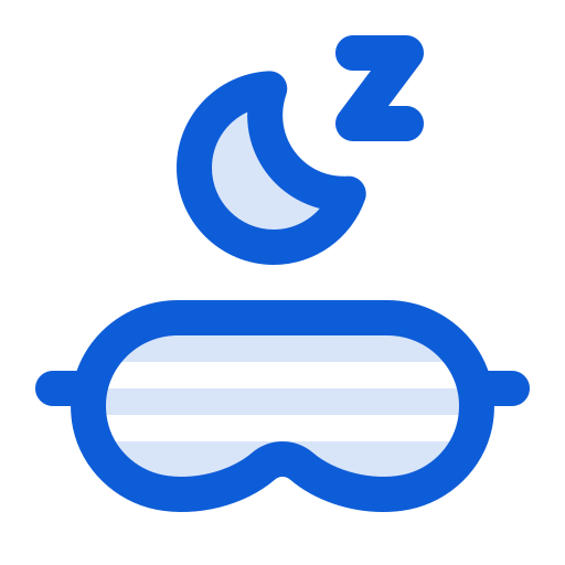 máscara para dormir icono gratis