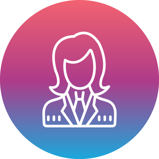 mujer de negocios icono gratis